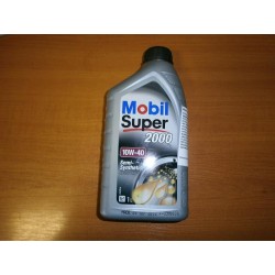 Polosyntetický motorový olej Mobil super 2000 10w-40 1L